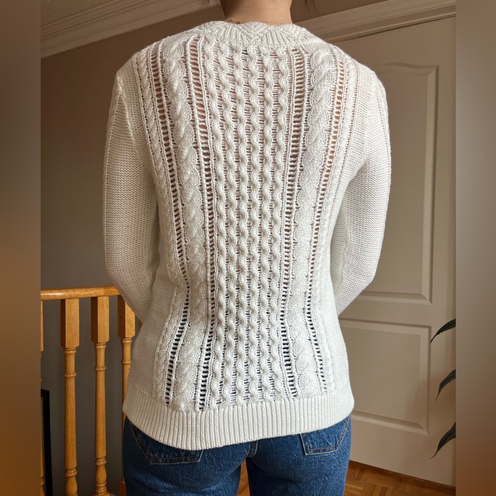 White knit sweater - Picture 2 of 4